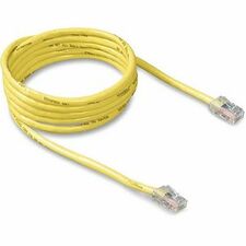 Belkin RJ45 Category 5e Patch Cable 3 ft Category 5e Network Cable - First End: 1 x RJ-45 - Male - Second End: 1 x RJ-45 - Male - Patch Cable - Yellow - 1 Each