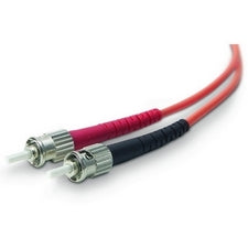 Belkin Multimode Duplex Fiber Patch Cable, ST - ST 6.56 ft Fiber Optic Network Cable for Network Device - First End: 2 x ST/PC Network - Male - Second End: 2 x ST/PC Network - Male - Patch Cable - Duplex - 62.5/125 &micro;m - Orange - 1 Each