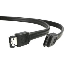 StarTech.com 6 ft Shielded eSATA to SATA Cable M/M 6 ft SATA Data Transfer Cable - First End: 1 x 7-pin SATA - Male - Second End: 1 x 7-pin eSATA - Male - Black - 1 Each