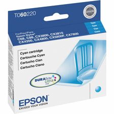 Epson DURABrite Original Inkjet Ink Cartridge - Cyan - 1 Each Inkjet - Cyan - 1 Each