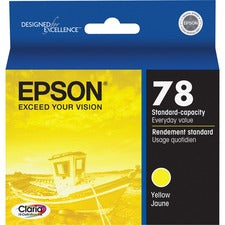 Epson Claria Original Inkjet Ink Cartridge - Yellow - 1 Each Inkjet - Yellow - 1 Each