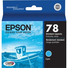Epson Claria Original Inkjet Ink Cartridge - Cyan - 1 Each Inkjet - Cyan - 1 Each