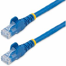 StarTech.com 10 ft Blue Snagless Cat6 UTP Patch Cable 10 ft Category 6 Network Cable for Network Device, Workstation - First End: 1 x RJ-45 Network - Male - Second End: 1 x RJ-45 Network - Male - 10 Gbit/s - Patch Cable - Gold Plated Connector - CMG - 24