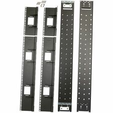 APC by Schneider Electric NetShelter SX Mounting Rail Kit - Black 1 Each