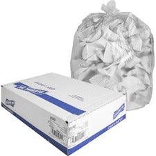 Genuine Joe High-Density Can Liners Small Size - 16 gal Capacity - 32" Length x 24" Width x 0.31 mil (8 Micron) Thickness - High Density - Clear - Resin - Office Waste, Industrial Trash - 50/Roll - 20 / Carton