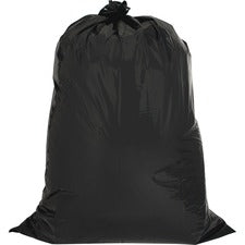 Genuine Joe Heavy Duty Contractor Bags Large Size - 42 gal Capacity - 48" Length x 33" Width x 2.50 mil (63 Micron) Thickness - Low Density - Black - Kitchen - 20/Box - 1 / Carton