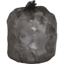 Genuine Joe Economy Linear Low-Density Can Liners 45 gal Capacity - 46" Length x 40" Width x 0.45 mil (11 Micron) Thickness - Low Density - Black - 250 / Carton