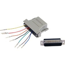 StarTech.com DB25M to RJ45F Adapter 1 x 25-pin DB-25 Male - 1 x RJ-45 Female - Gray - 1 Each