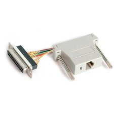 StarTech.com DB25F to RJ45F Adapter 1 x 25-pin DB-25 Female - 1 x RJ-45 Network Female - Black - 1 Each