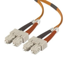 Belkin Fiber Optic Cable; Multimode SC/SC Duplex MMF, 50/125 32.81 ft Fiber Optic Network Cable for Network Device - First End: 2 x SC/PC Network - Male - Second End: 2 x SC/PC Network - Male - Patch Cable - Duplex - 50/125 &micro;m - Orange - 1 Each