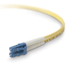 Belkin Singlemode Duplex Fiber Patch Cable LC - LC 9.84 ft Fiber Optic Network Cable for Network Device - First End: 2 x LC/PC Network - Male - Second End: 2 x LC/PC Network - Male - Patch Cable - Duplex - 8.3/125 &micro;m - Yellow - 1 Each