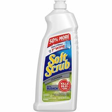 Dial Soft Scrub Bleach Cleanser 36 fl oz (1.1 quart) - Recommended For: Grease Remover, Dirt Remover, Mold Remover, Mildew Remover, Soap Scum Remover, Germs Remover, Stain Remover - Anti-bacterial, Disinfectant - White - 1 Each