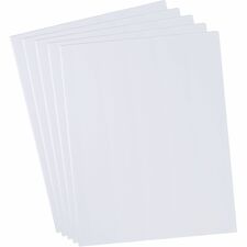 UCreate Foam Board Mounting, Classroom, Craft, Frame, Display, School Project - 22" Height x 28" Width x 187.5 mil Thickness - White - Polystyrene - 5 / Carton