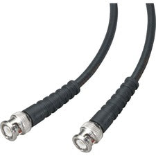 Black Box Coaxial Network Cable 6 ft Coaxial Network Cable for Switch - First End: 1 x BNC Network - Male - Second End: 1 x BNC Network - Male - Patch Cable - Shielding - Black - 1 Each
