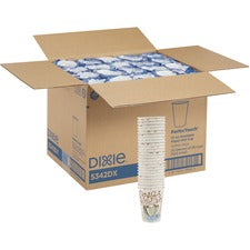 Dixie PerfecTouch 12 oz Insulated Paper Hot Coffee Cups by GP Pro 12 fl oz - Cone - Coffee Haze - Paper - Hot Drink, Coffee - 25/Pack - 20 / Carton