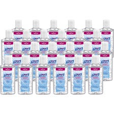 PURELL&reg; Advanced Hand Sanitizer Gel 4 fl oz - Flip Top Bottle Dispenser - Hand - Moisturizing - Clear - Anti-irritant, Dye-free - 24 / Carton