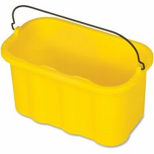 Rubbermaid Commercial 10-quart Sanitizing Caddy 2.50 gal - 8" x 14" x 7.5" - Yellow - 1 Each