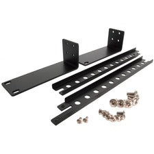 StarTech.com Rack Mount for KVM Switch - Black - TAA Compliant Steel - 1 Each
