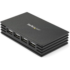 StarTech.com 4 Port Compact Black USB 2.0 Hub USB - External - 4 USB Port(s) - 4 USB 2.0 Port(s) - PC, Mac