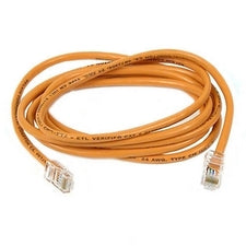 Belkin RJ45 Category 5e Patch Cable 1 ft Category 5e Network Cable - First End: 1 x RJ-45 - Male - Second End: 1 x RJ-45 - Male - Patch Cable - Orange - 1 Each
