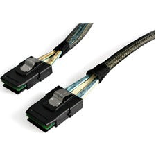StarTech.com 50cm Mini-SAS Cable SFF-8087 To SFF-8087 1.64 ft Mini-SAS Data Transfer Cable for SAS Controller, Backplane, Server, Workstation, Desktop Computer, Network Device - First End: 1 x 36-pin SFF-8087 Mini-SAS - Second End: 1 x 36-pin SFF-8087 Min
