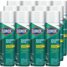 CloroxPro&trade; Disinfecting Spray 19 fl oz (0.6 quart) - Fresh Scent - Pleasant Scent, Disinfectant - 12 / Carton