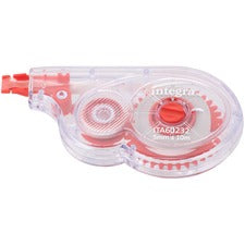 Integra Side-Apply Correction Tape 0.20" Tape Width x 32.80 ft Tape Length - Smoke Dispenser - Tear Resistant - Smoke - 1 Each