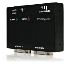 StarTech.com VGA Video Extender Remote Receiver over Cat 5 2 Output Device - 492.13 ft Range - 1 x Network (RJ-45) - 2 x VGA Out - VGA - 1024 x 768 - Twisted Pair - Category 5 - TAA Compliant