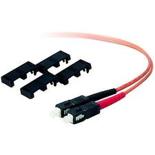 Belkin Fiber Optic Duplex Patch Cable Fiber Optic Network Cable - First End: SC Network - Male - Second End: 2 x SC Network - Male - Patch Cable - Orange - 1 Each