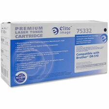 Elite Image 75332 Remanufactured Brother DR510 Drum Unit Laser Print Technology - 20000 - Black - 1 Each