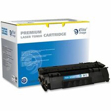 Elite Image Remanufactured Laser Toner Cartridge 53A (Q7553A) - Black - 1 Each 3000 Pages