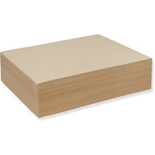 Pacon&reg; Heavyweight Drawing Paper 500 Sheets - Plain - 9" x 12" Sheet Size - Manila Paper - 500 / Ream
