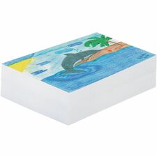 Pacon White Newsprint Paper 500 Sheets - 9" x 12" Sheet Size - White Paper - 500 / Ream