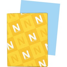 Exact Vellum Bristol Paper - Blue 92 Brightness - Letter - 8 1/2" x 11" - 67 lb Basis Weight - Vellum - Acid-free, Chlorine-free, Durable, Heavyweight, Quick Drying - Blue - 250 / Pack