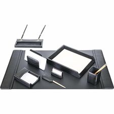 Dacasso Leather 8-Piece Desk Set 1 Each