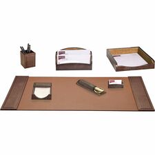 Dacasso Embossed Leather Desk Set 1 Each