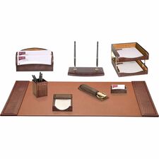 Dacasso Embossed Leather Desk Set 1 Each