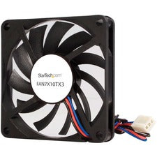StarTech.com Replacement 70mm TX3 CPU Cooler Fan - 1 Pack 2.76" Maximum Fan Diameter - 1 x Fan(s) - 21.33 CFM Maximum Airflow - 3500 rpm - Dual Ball Bearing - 3-pin TX3 - Side Fan Location - 1 Each