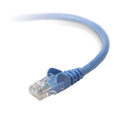 Belkin CAT6 Ethernet Patch Cable, RJ45, M/M 3 ft Category 6 Network Cable for Network Device - First End: 1 x RJ-45 Network - Male - Second End: 1 x RJ-45 Network - Male - Patch Cable - Gold Plated Connector - Blue - 1 Each