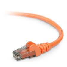Belkin RJ45 Category 6 Snagless Patch Cable 75.13 ft Category 6 Network Cable - First End: 1 x RJ-45 - Male - Second End: 1 x RJ-45 - Male - Patch Cable - Orange - 1 Each