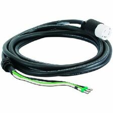 APC by Schneider Electric 9ft Hardwire Power Cord Black - 9 ft Cord Length - 1