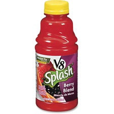 V8 Splash Berry Blend Antioxidant+ Fruit Juice 16 fl oz (473 mL) - Berry - 12 / Carton