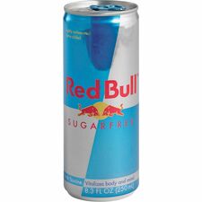 Red Bull Sugar Free Energy Drink Ready-to-Drink - Sugar Free - 8.30 fl oz (245 mL) - Original - 24 / Carton