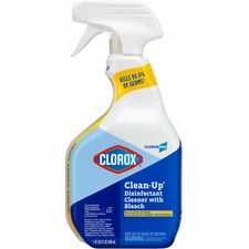 CloroxPro&trade; Clean-Up Disinfectant Cleaner Spray with Bleach Ready-To-Use - 32 fl oz (1 quart) - Clear - 1 Each