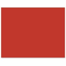 Pacon Railroad Board Art, Mat, Mounting, Poster, Block Printing, Stenciling - 28" Height x 22" Width - Red - 25 / Carton