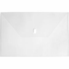 Lion Recycled Project File 11" x 17" - Poly - Clear - Hook & Loop Closure - 20% Recycled - 1 Each