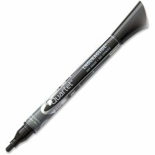 Quartet EnduraGlide&reg; Dry-Erase Markers Fine Marker Point - Erasable - Black Ink - 12 / Box