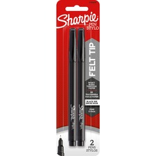 Sharpie Fine Point Pen Fine Pen Point - Black Ink - 2 / Pack