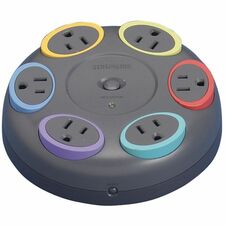 Kensington SmartSockets Tabletop Surge Protector 6 x NEMA 5-15R - 1500 J - 16 ft