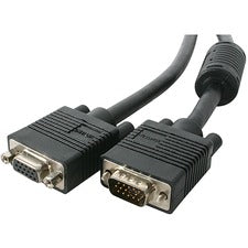 StarTech.com Coax SVGA Monitor Extension Cable 35 ft Coaxial Video Cable for Video Device, Monitor - First End: 1 x 15-pin HD-15 - Male - Second End: 1 x 15-pin HD-15 - Female - Extension Cable - Supports up to 1920 x 1200 - 28 AWG - Gray - 1 Each